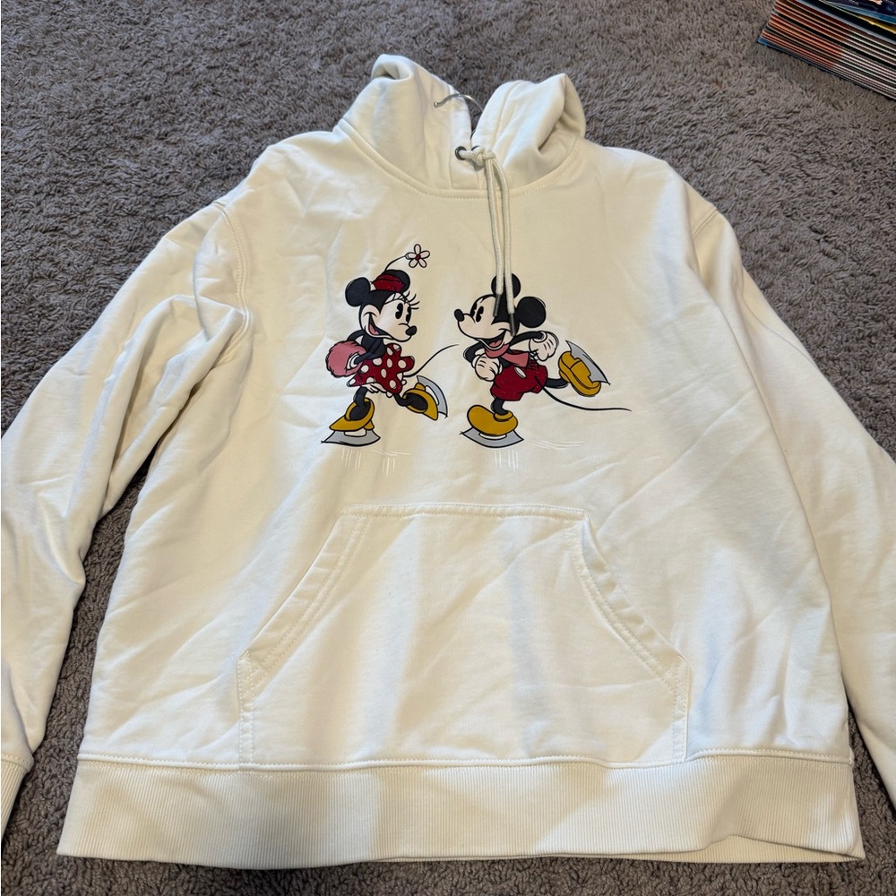 Coach x Disney Cream and Brown Hoodie